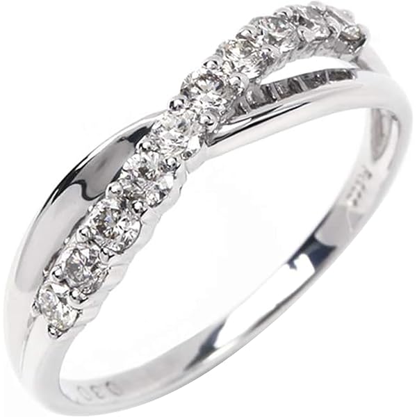 Amazon | 【KASHIMA】Pt900 3.0ct ダイヤモンド エタニティ リング