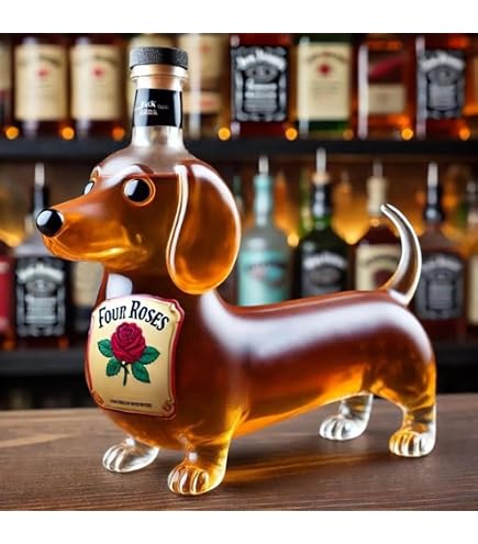 犬*太様 ウイスキーセット Amazon.co.jp: XVVXウィスキ一デカンタ 置物 彫像、 ダックスフント犬