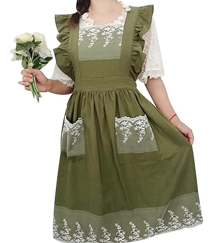 Amazon｜エプロンスタイル アームボーテ ローブエプロン サックス