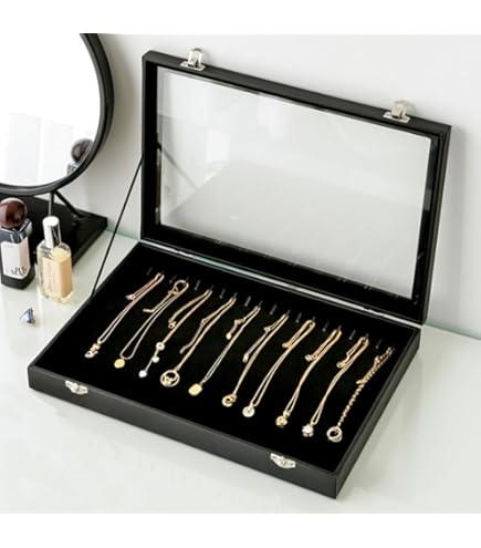 Amazon｜seimeinoki ネックレスケース ネックレスボックス 大容量