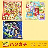 トイストーリー　キャラクターハンカチ　【B1120】 Ａ：総柄赤