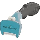 【Amazon.co.jp限定】ファーミネーター 小型猫 S 短毛種用 ペット ブラシ 獣医師監修 ヘアボール(毛球症)対策 肌に優しくアンダーコート除去 ボタンを押して抜け毛が簡単に取れる グルーミングブラシ スキンケア 熱中症対策
