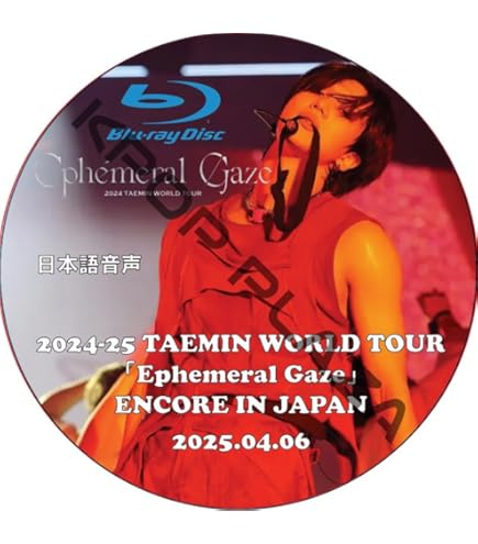 テミン　CD、DVDセット、TAEMIN TIMES TAEMIN（テミン）ライブDVD『TAEMIN WORLD TOUR [Ephemeral Gaze