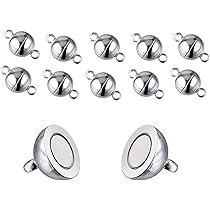 K18YG K18WG マグネットクラスプ2点セット　　約1.8g K18YG K18WG マグネットクラスプ2点セット 約1.8g