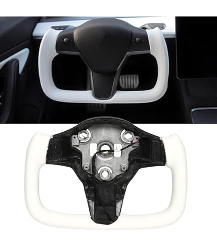 Amazon | ZIMABLUE ヨークハンドル Tesla Model 3 2017-2023