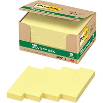 Amazon.co.jp: 3M ポストイット 付箋 細い イエロー 75×25mm 100枚×20