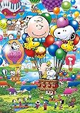 108ピース ジグソーパズル PEANUTS スヌーピー バルーンフライト (18.2x25.7cm)