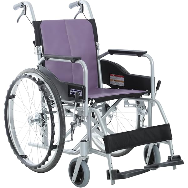 送料無料♿車椅子♿カワムラサイクル 人気の紫チェック色です。男女問わず使えます！ 送料無料♿車椅子♿カワムラサイクル 人気の紫チェック色です
