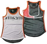 g-iii NCAA Women 's Miami Hurricanes Opening Dayメッシュタンクトップ