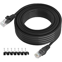 Amazon.co.jp: Postta LANケーブル 50m CAT6 屋外用 難燃性 耐候性 POE