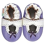 モモベビー乳幼児/トドラー レース柄 メリージェーン ソフトソールレザーシューズ ネイビー 18-24 ヶ月/6-7 M 米国トドラー (インポート)