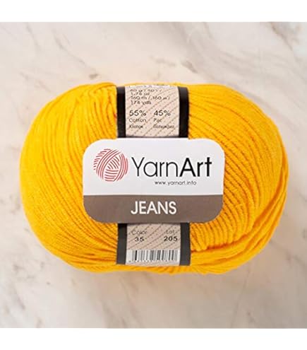 YarnArt Jeans Sport Weight Yarn 4 Skeins YarnArt Jeans Yarn 4 Skeins 