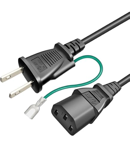 Amazon.co.jp：SoDo Tek TM 6フィート 3プロング AC電源コードケーブル