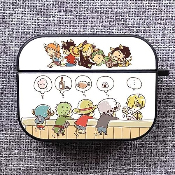 Amazon One Piece Airpodsケース ワンピース モンキー D ルフィ カバー Airpods 保護ケース 漫画 可愛い 創意 萌え カラビナ シリコーン 滑り止め 防塵 キズ防止 人気 Airpods Proに適用 充電可能 耐衝撃 ルフィ3 Nonbranded イヤホン ヘッドホン