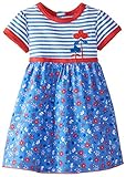 JoJo Maman Bebeベビー女の子RAL印刷Tシャツドレス US サイズ: 9 - 12 months カラー: ブルー