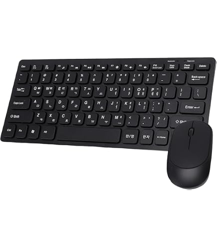 Amazon | Yanmis ワイヤレス韓国語キーボード、2.4GHz言語ハングル