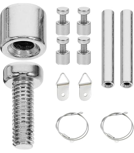 Amazon | PATIKIL 1/4 x 2インチ サイン スタンドオフ ネジ 4セット