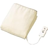 コイズミ 電気毛布 敷毛布 タイマー付き 綿毛布 丸洗い可 140×80cm KDS-50239CT