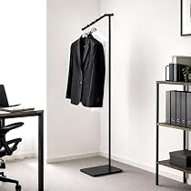 Amazon｜RAKU ポールハンガーラック 傾斜 高さ93-173cm 3段調整可能