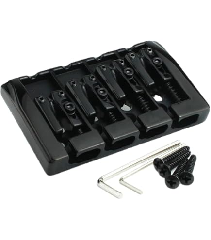 Artec VH-Rock Alnico 5 Scoperto Pickup Humbucker Manico Ponte Pickups Set per Chitarra Elettrica, Nero Artec VH-Rock Alnico 5 Scoperto Pickup Humbucker Manico Ponte Pickups Set per Chitarra Elettrica, Nero