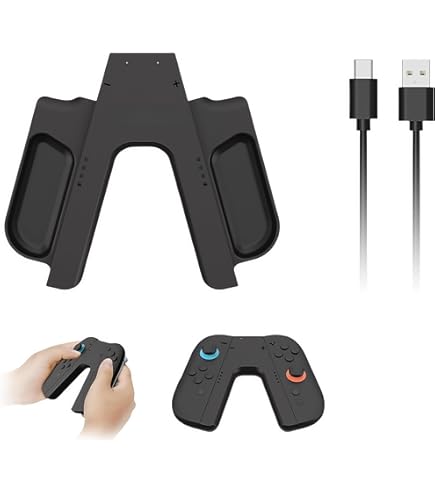 Nintendo Switch 本体 充電グリップ ドック Amazon.co.jp: Renjzle Joy-Con充電グリップ switchドック
