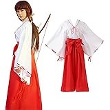 [Rina] s house」巫女服 コスプレ 大きいサイズ 巫女 衣装 ハロウィン イベント 衣装 白紐 赤袴 赤太帯 リボン クリスマス
