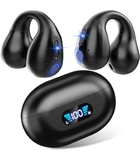 Amazon.co.jp: イヤーカフ イヤホン 骨伝導 イヤホン bluetooth