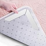 ラグGripper 8 pcs Anti Curling Rug Gripper。ノンスリップカーペットGripperコーナーを維持をラグ& Makesフラット。環境に優しいプレミアム再生可能Grip