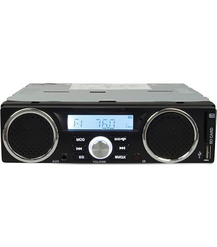 Amazon | ユニバーサル 1Din 24V BluetoothカーステレオMP3プレーヤー 