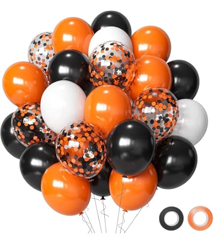 ハロウィン バルーン 風船 装飾 飾り オレンジ ブラック パーティー ポップ ハロウィン バルーン 風船 装飾 飾り オレンジ ブラック