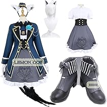 白上フブキ コスプレ衣装 ホロライブ Mサイズ フルセット Amazon.co.jp: GGcosplay VTuber 白上フブキ コスプレ衣装