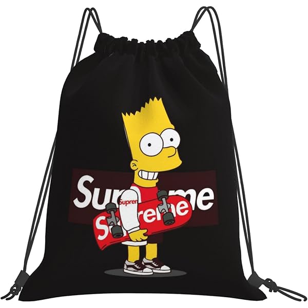 SUPREME ジャンプマンロゴ ナップサック Amazon.co.jp: シンプソンズ (2) ジムサック ナップサック 巾着バック