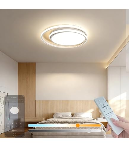 Amazon.co.jp : KOVOL LED シーリングライト 6畳 8畳 10畳 木調目 天然