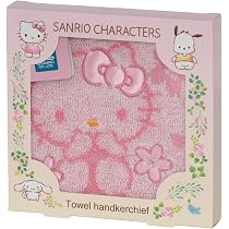 Amazon.co.jp: ハローキティ タオルハンカチ 桜 (アイボリー) 婦人