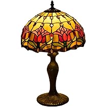 ティファニースタイルテーブルランプ電気スタンドガラスランプ\r ひまわり12 Amazon.co.jp : ステンドグラス ランプ ひまわりの絵テーブル