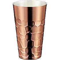 Amazon｜アイデアセキカワ 鎚 純銅 タンブラー 450ml つや消し仕上げ