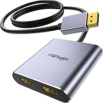 Amazon.co.jp: DisplayPort to デュアル HDMI 拡張 4K 60Hz