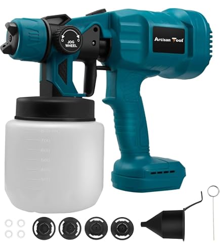 Amazon | 【2026新型】NANWEI スプレーガンコードレス マキタ18V