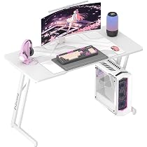 Amazon.co.jp: LunarLight ゲーミングデスク 幅120奥行き60高さ73