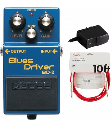 【アダプター付き】BOSS Blues D BD-2 美品 Amazon | BOSS BD-2 Blues Driver + 純正アダプターセット ブルース