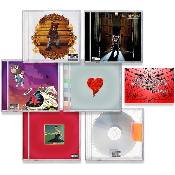Kanye West: First 5 Studio Album CD Collection with Bonus Art Card