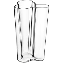 ▼ ALVAR Aalto フラワーベース　201ｍｍ　クリア ▽iittala ALVAR Aalto フラワーベース201mmクリア