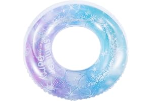 浮き輪 うきわ 浮輪 大人用 子供用 70/90/120cm Ninonly フロート O型 水遊び用 キラキラ 夏休み スイミング（星空柄/スイカとハート柄）