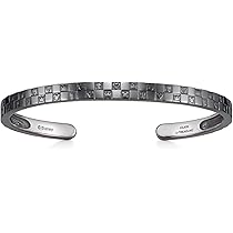 キングダムハーツ　シルバーバングル モノグラムバングル「トリプル」 シルバー(いぶし) 「キングダム