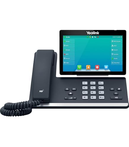 Amazon | Yealink T57W IP Phone, 16 VoIP Accounts. 7-Inch