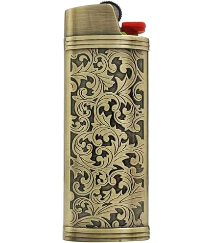 Amazon.co.jp: ヴィンテージメタルライターケースカバー フロント