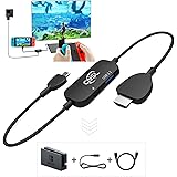 「スイッチドックなし」CNSLミニドック&交換ケーブル Nintendo Switch 多機能 軽量化 3IN1 テレビ出力 スマホ接続 コンパクト 初心者向け Type-c USB3.1 PSE認証済 (黒)