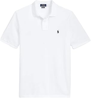 Classic Fit Mesh Pony Logo Polo Shirt 