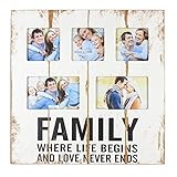 元" Family "素朴なホワイト木製コラージュフォトフレームby Haysom Interiors