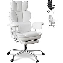 ✨人間工学 腰サポート✨ 白 デスクチェア ゲーミングチェア オフィス